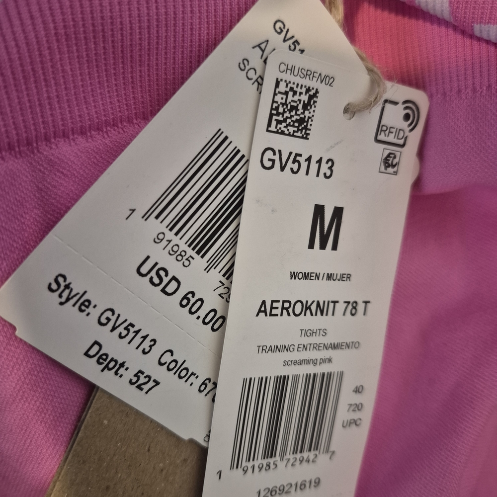 adidas Pink Seamless Active Leggings for Women - Picture 4 of 4